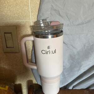 Cirkul 40oz All-Day StrawSip Stainless Steel Insulated Tumbler in Cherry Blossom